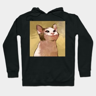 Pop Cat - Yellow Background Hoodie